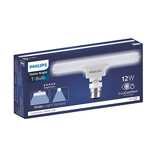 Philips 12W T-Bulb For Rooms and Dining Halls - Pack Of 1