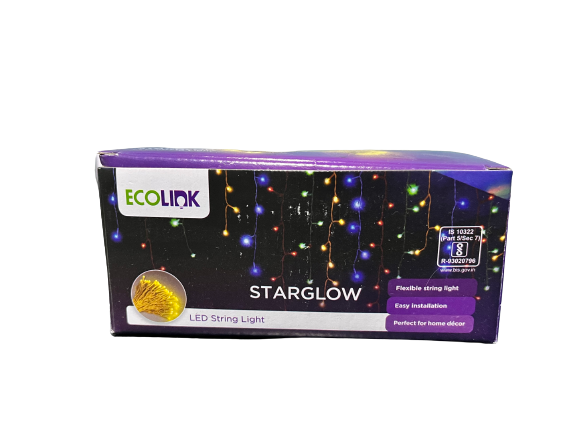 Ecolink StarGlow 9-Meter LED String Light for Decoration | 3-watt, Blue| Pack of 1