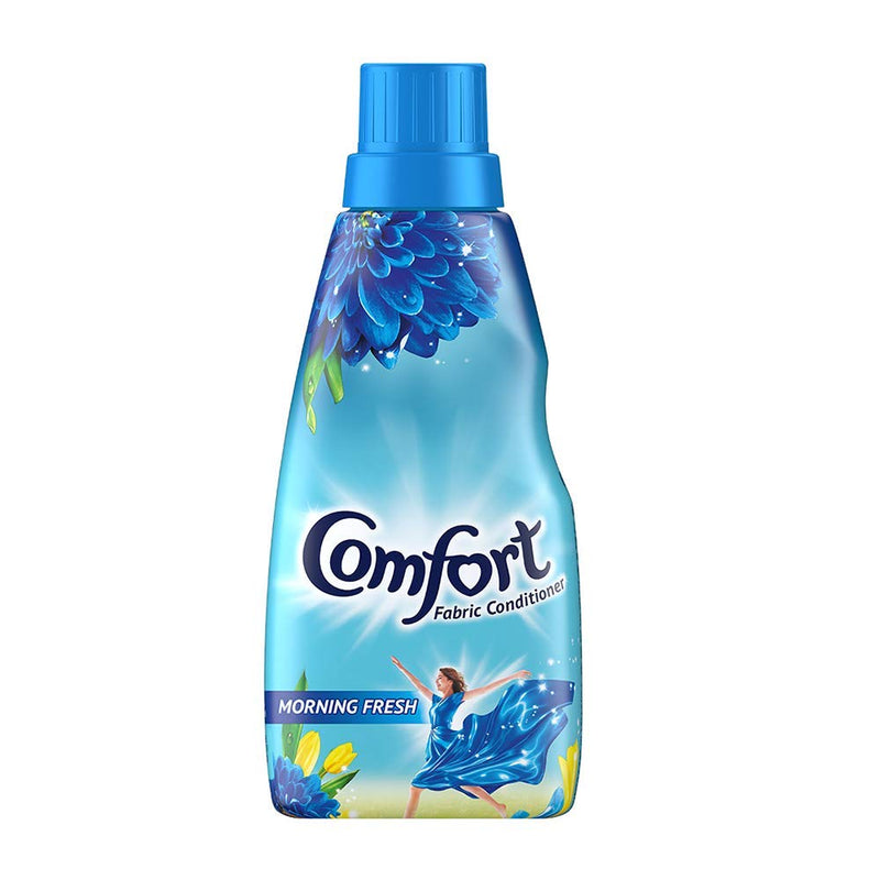 Comfort Morning Fresh Conditioner 430 ml Bottle | After Wash Liquid Fabric Softener | For Softness, Shine & Long Lasting Freshness