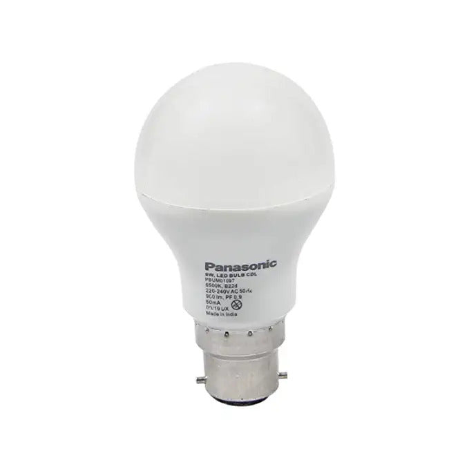 Panasonic Base B22 9-Watt LED Bulb (Cool Day Light, White) | Pack of 2