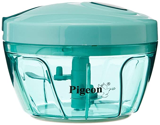 Pigeon Mini Handy and Compact Chopper with 3 Blades for Effortlessly Chopping Vegetables and Fruits (400ml)