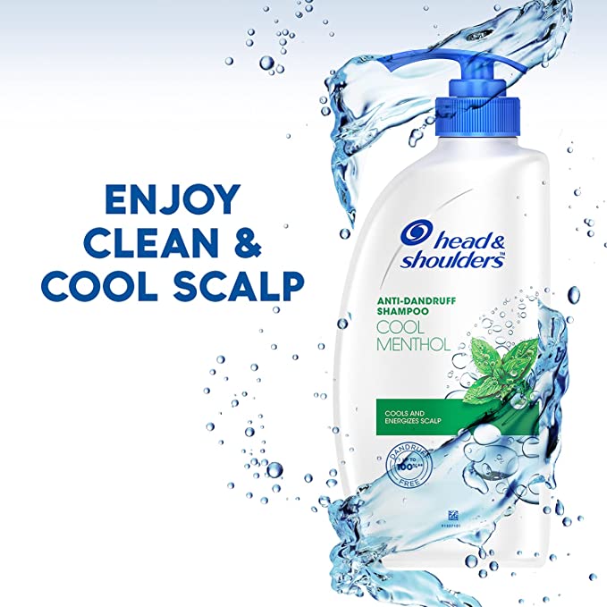 Head & Shoulders Cool Menthol Anti Dandruff Shampoo 650 ML