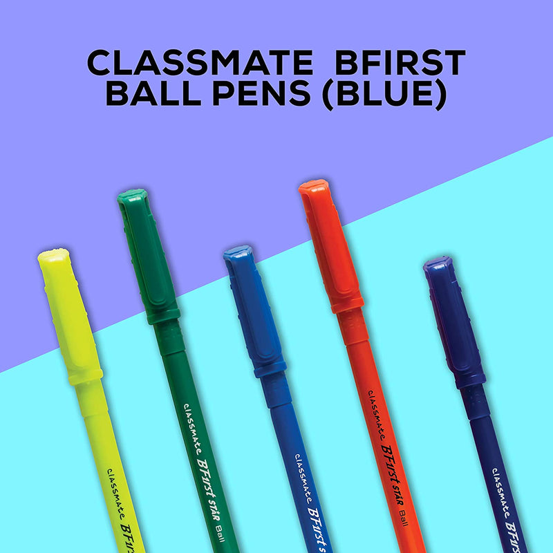 Classmate BFirst Star Ball Pen Pack Of 48 Pens Blue