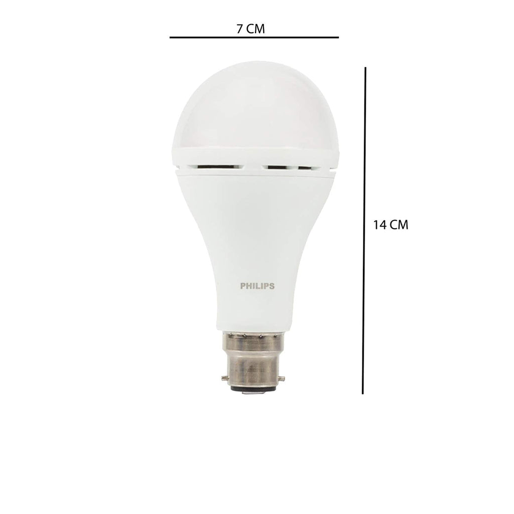 Philips 12W Emergency Bulb | Rechargeable Emergency Bulb for Power Cuts |  Backup : 4hrs, Cool Day Light,Pack of 1
