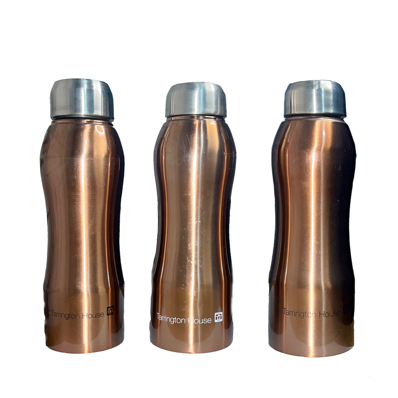 Tarrington House Stainless Steel Bottle | 720ml Stainless Steel Water Bottle | Copper Body Color | Steel Water Bottles for home and travel